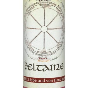 Allgäuer Heilkräuter-Kerze – Beltaine (Jahresrad)