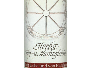 Allgäuer Heilkräuter Kerze – Herbst-Tag- und Nachtgleiche (Jahresrad)