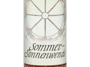 Allgäuer Heilkräuter Kerze – Sommersonnenwende (Jahresrad)