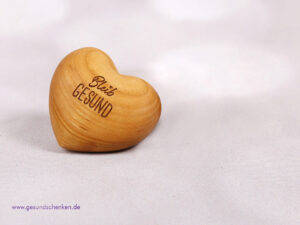 Handschmeichler Holzherz „Bleib gesund“