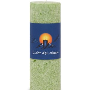 Duftkerze “Licht der Alpen” – Die Frische (Grün)